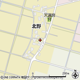 新潟県新潟市西蒲区北野485周辺の地図