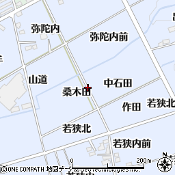 福島県福島市荒井（桑木田）周辺の地図