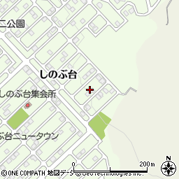 福島県福島市上鳥渡しのぶ台18周辺の地図