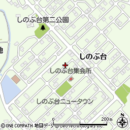 福島県福島市上鳥渡しのぶ台43周辺の地図