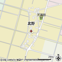 新潟県新潟市西蒲区北野486周辺の地図