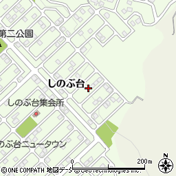 福島県福島市上鳥渡しのぶ台19周辺の地図