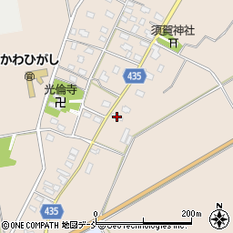 新潟県五泉市中川新2319-1周辺の地図