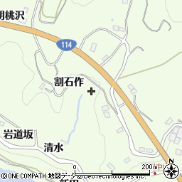 福島県福島市渡利清水周辺の地図