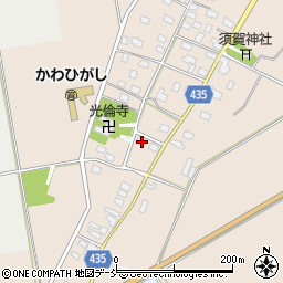 新潟県五泉市中川新2324周辺の地図