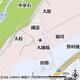 福島県福島市上名倉大繩場12周辺の地図