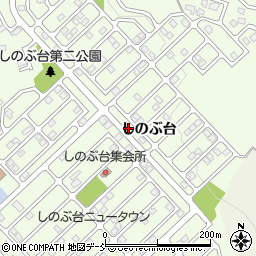 福島県福島市上鳥渡しのぶ台15周辺の地図