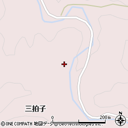 福島県伊達市月舘町月舘（三拍子）周辺の地図
