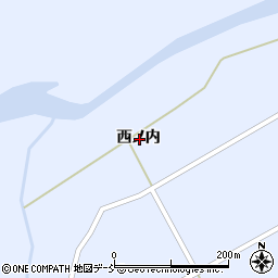 福島県南相馬市鹿島区上栃窪西ノ内周辺の地図