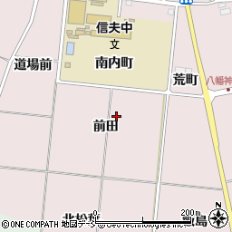 福島県福島市大森（前田）周辺の地図