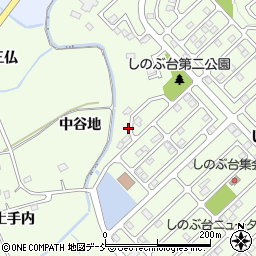 福島県福島市上鳥渡しのぶ台35周辺の地図