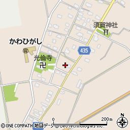 新潟県五泉市中川新2327-3周辺の地図