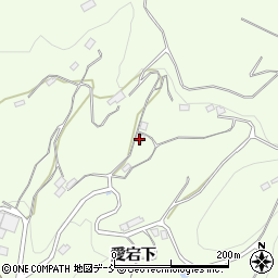 福島県福島市渡利中山周辺の地図