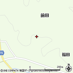 福島県相馬郡飯舘村前田福田118周辺の地図