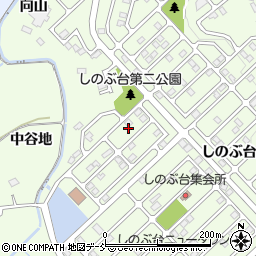福島県福島市上鳥渡しのぶ台38周辺の地図
