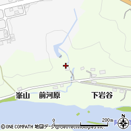 福島県福島市渡利前河原周辺の地図