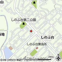 福島県福島市上鳥渡しのぶ台39周辺の地図