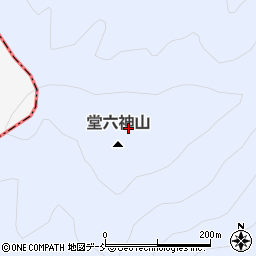 堂六神山周辺の地図