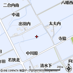 福島県福島市荒井（東田前）周辺の地図