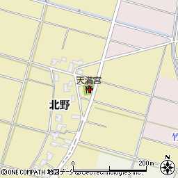 新潟県新潟市西蒲区北野394周辺の地図