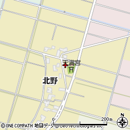 新潟県新潟市西蒲区北野401周辺の地図