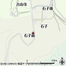 福島県福島市下鳥渡石子前周辺の地図