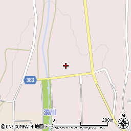 福島県喜多方市熱塩加納町米岡（尾畑越）周辺の地図