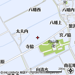 福島県福島市荒井寺脇周辺の地図