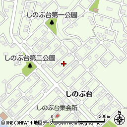 福島県福島市上鳥渡しのぶ台14周辺の地図