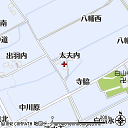 福島県福島市荒井（太夫内）周辺の地図