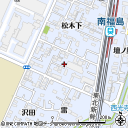 福島県福島市永井川松木下78-3周辺の地図