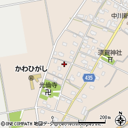 新潟県五泉市中川新2636周辺の地図