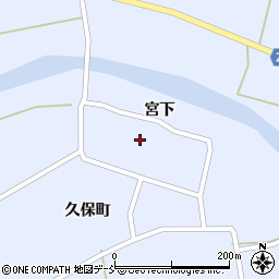 福島県南相馬市鹿島区上栃窪沢田周辺の地図