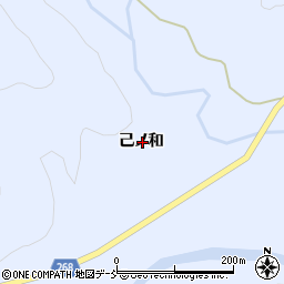 福島県南相馬市鹿島区上栃窪己ノ和周辺の地図