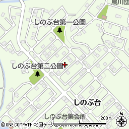 福島県福島市上鳥渡しのぶ台13周辺の地図