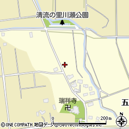 新潟県五泉市五十嵐新田138周辺の地図