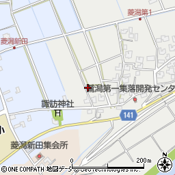 新潟県新潟市南区菱潟2396周辺の地図