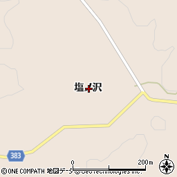 福島県喜多方市熱塩加納町宮川塩ノ沢周辺の地図
