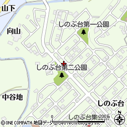 福島県福島市上鳥渡しのぶ台8周辺の地図