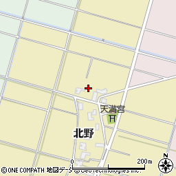 新潟県新潟市西蒲区北野458-1周辺の地図