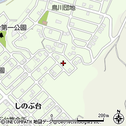 福島県福島市上鳥渡しのぶ台30周辺の地図