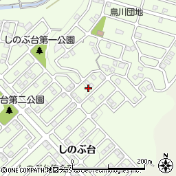 福島県福島市上鳥渡しのぶ台24周辺の地図