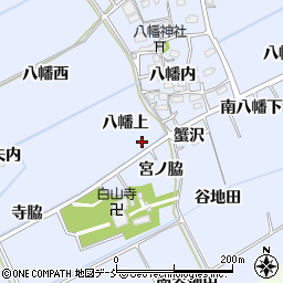 福島県福島市荒井八幡上周辺の地図