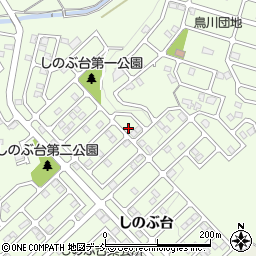 福島県福島市上鳥渡しのぶ台25周辺の地図