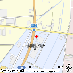 デイリーヤマザキ新潟富岡店周辺の地図