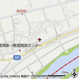 新潟県新潟市南区菱潟316周辺の地図