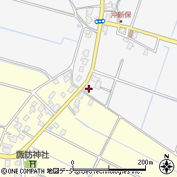新潟県新潟市南区沖新保651周辺の地図