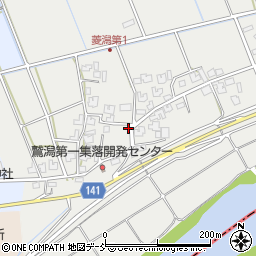 新潟県新潟市南区菱潟304-1周辺の地図