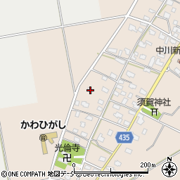 新潟県五泉市中川新2628周辺の地図
