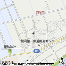 新潟県新潟市南区菱潟266周辺の地図